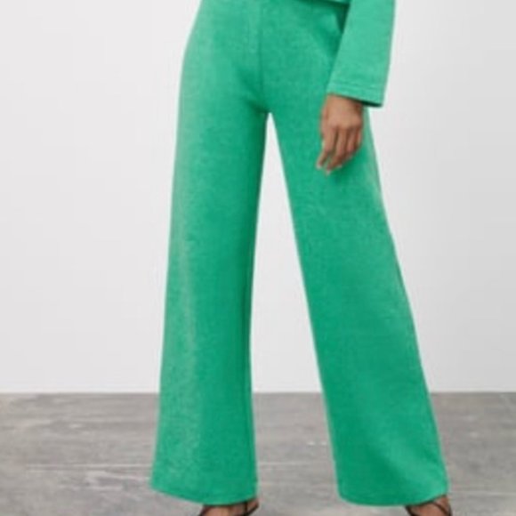 Zara Soft Wide Leg Pants - Picture 1 of 6